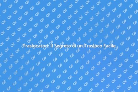 Trasloco Senza Stress con Traslocatori