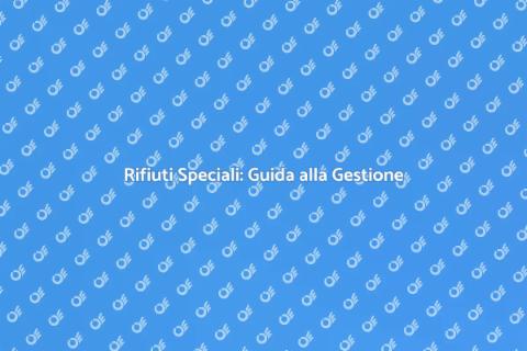 Gestione Rifiuti Speciali: Il Futuro Verde
