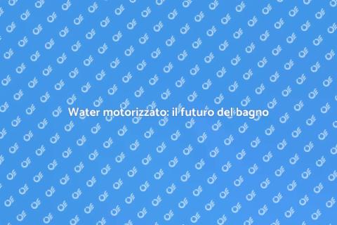 Sostituire il water tradizionale