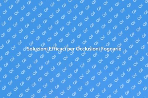 Risolvere Occlusione Fognaria Facile