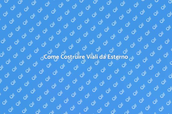 Costruisci Viali Eleganti e Accoglienti