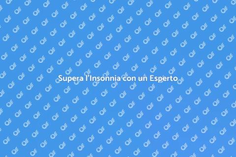 Trattamento Insonnia da Psicologo