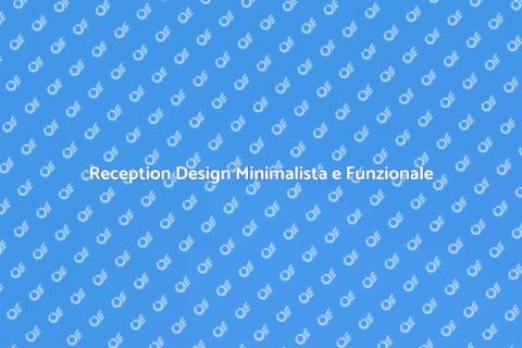 Mobile Reception Minimalista su Misura