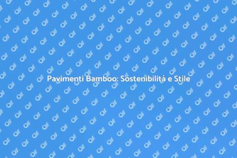 Parquet Bamboo Eco Sostenibile