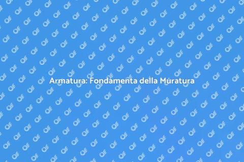 Acquista Armatura per Muratura Sicura