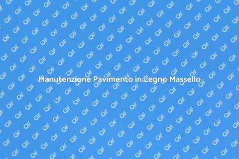 Rasatura Protettiva Pavimento Legno