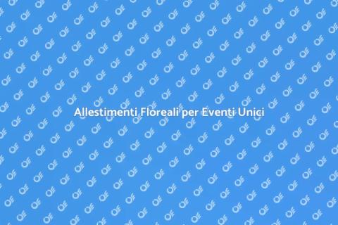 Floreal Design per Eventi di Premiazione