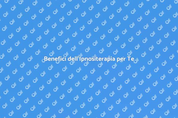 Ipnositerapia: Un Viaggio di Trasformazione