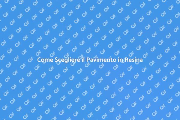 Pavimento in Resina: Innovazione per Casa