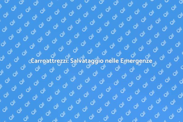Emergenze e Carroattrezzi: Un Necessario Supporto