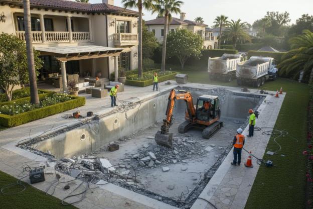 Quanto costa rimuovere una piscina?