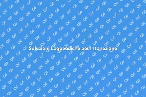 Terapia Logopedica per Intonazione