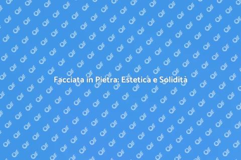 Costruire Facciata in Pietra Estetica