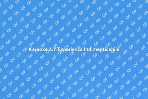 Karaoke: Divertimento e Connessione