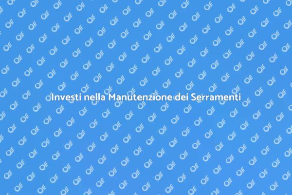 Manutenzione Straordinaria: Serramenti in Alluminio