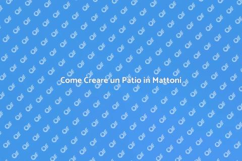 Patio in Mattoni: Trasforma il Tuo Spazio