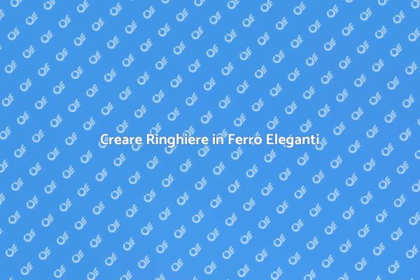 Ringhiere in Ferro: Eleganza e Stile