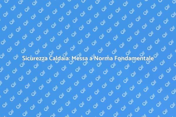 Caldaia a Gas: Sicurezza e Normativa
