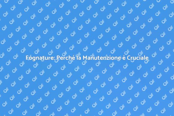 Manutenzione Fognature: Un Necessario Intervento