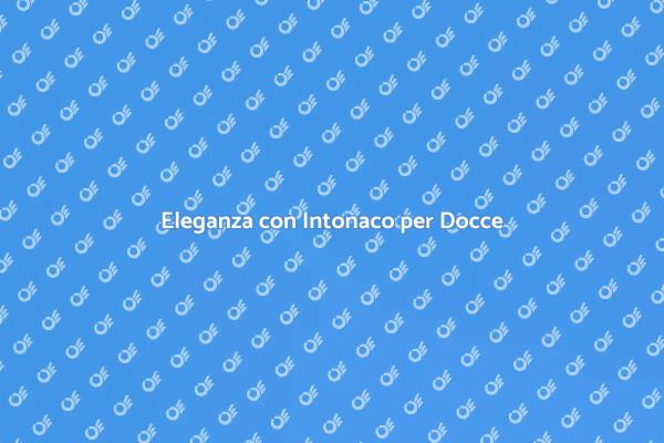 Intonaco Muratura: Rinnova la Tua Doccia
