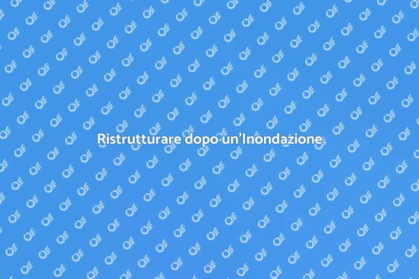 Ripristinare la Casa dopo un'Inondazione