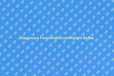 Ripiani Angolari da Bar in Legno