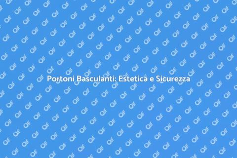 Portone Basculante per Fabbriche
