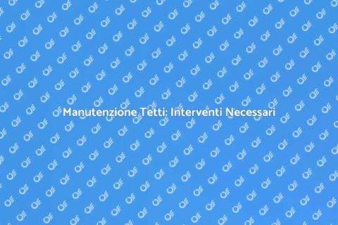Riparazione Tetti: Manutenzione Efficace