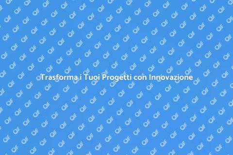 Sito Web Innovativo per i Tuoi Progetti