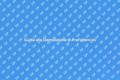 Demolire Struttura Prefabbricata Dismessa