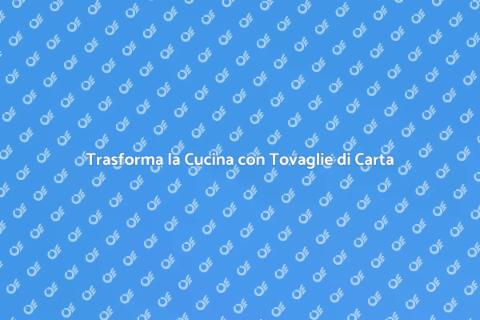 Cucina Rustica con Tovaglie di Carta
