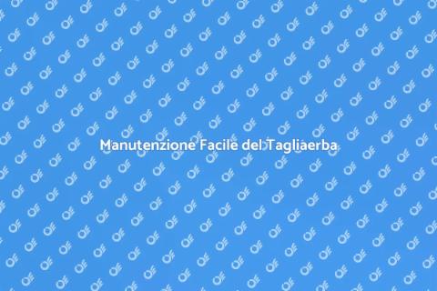Attrezzatura per Riparare Tagliaerba