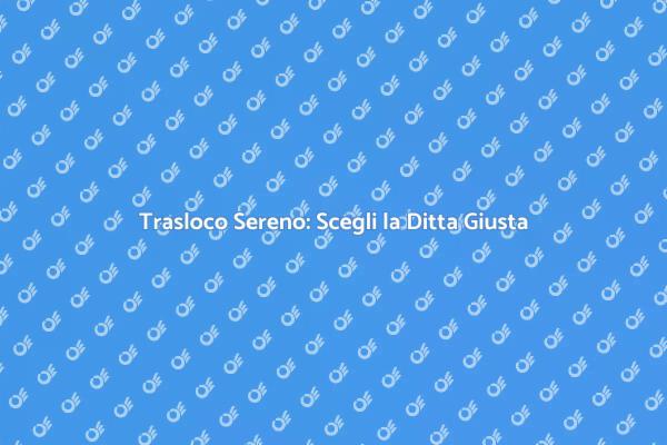 Trasloco Facile: Assumi Esperti