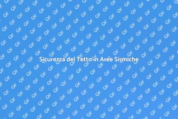 Manutenzione Sicura del Tetto Sismico