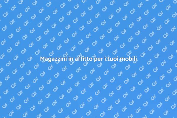 Magazzino per deposito: la tua soluzione