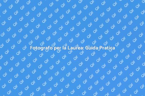 Ingaggiare Fotografo per Laurea