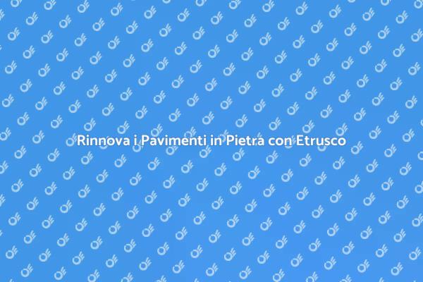 Pavimenti in Pietra: Servizio di Levigatura