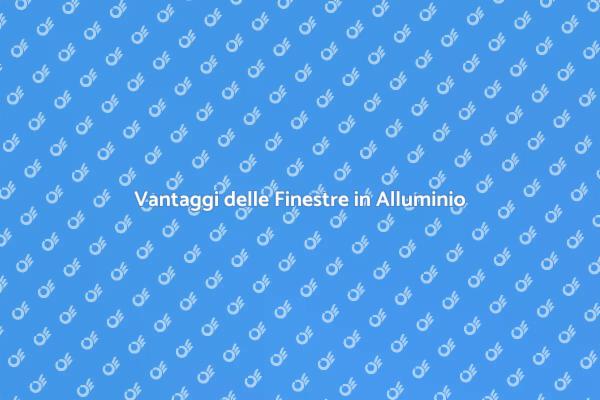 Installazione di Finestre in Alluminio