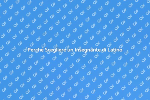 Investire nel Latino e nel Greco