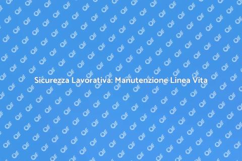 Manutenzione Linea Vita Retrattile