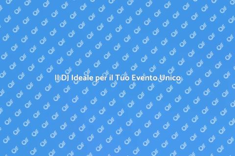 DJ per Eventi Esclusivi: Atmosfera Perfetta