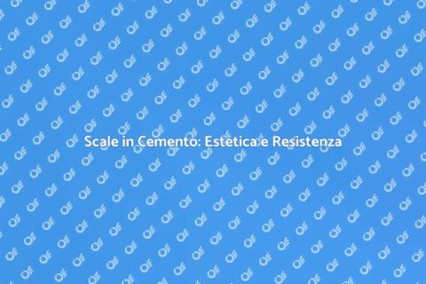 Scale in Cemento: Design e Robustezza
