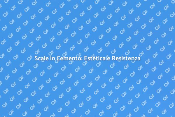 Costruzione di Scale in Cemento