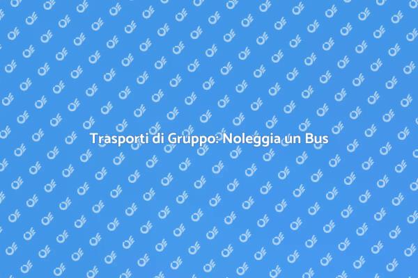 Trasporti di Gruppo Facili e Sicuri