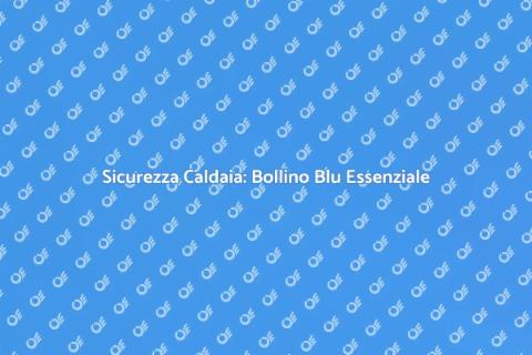 Conformità Bollino Blu Caldaia
