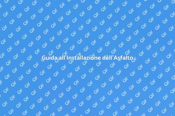 Installare Asfalto per Parcheggi