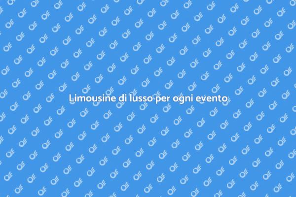 Limousine: l'eleganza per ogni occasione