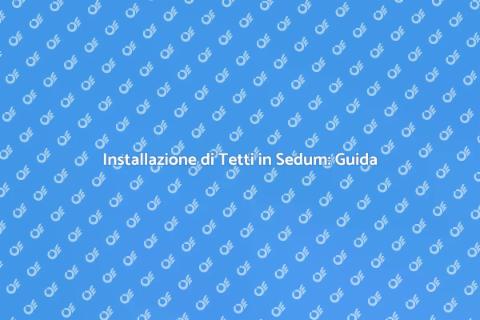 Tetti in Sedum: Soluzione Verde Sostenibile