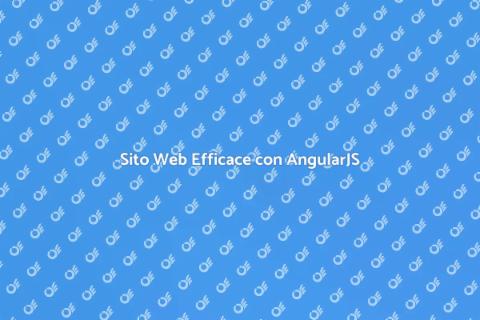 Creazione Sito Web con AngularJS