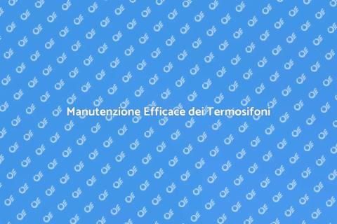 Svuotamento Termosifoni Efficiente